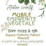 Affiche mobile empreinte végétale